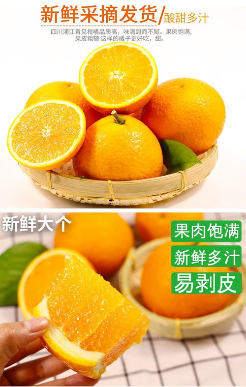 青見柑橘 一顆陽光下爆汁的橙子，帶箱5斤盡享鮮甜